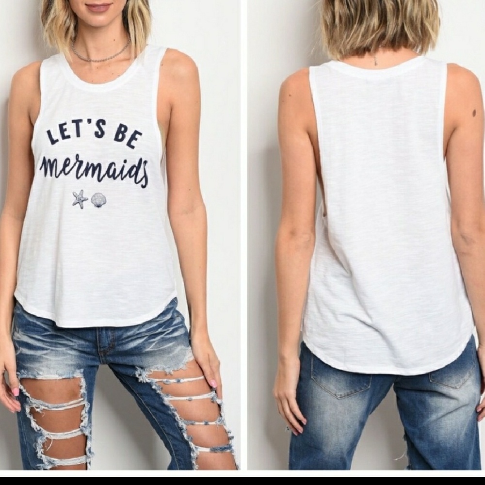 Let's Be Mermaid Tanks - Picture 2 of 5